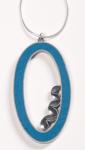 Detail-FL oval pendant- teal