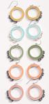 FL large circle resin earring-color choice