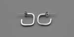 Small Square Earrings