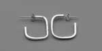 Medium Square Earrings