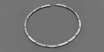 Long Curved Rectangle Necklace