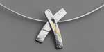 Slanted X Cable Necklace
